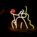 ネオンサイン 「美人」 壁掛けNEON SIGN ネオン管 美女肖像画 広告用 看板 壁の装飾用 ディスプレイ 居酒屋 カフェ 喫茶店 インテリア ホームデコレ...