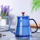 【600ml】グースネックポット ガラス ケトル コーヒー ドリッパー 高耐熱 おしゃれ(3)