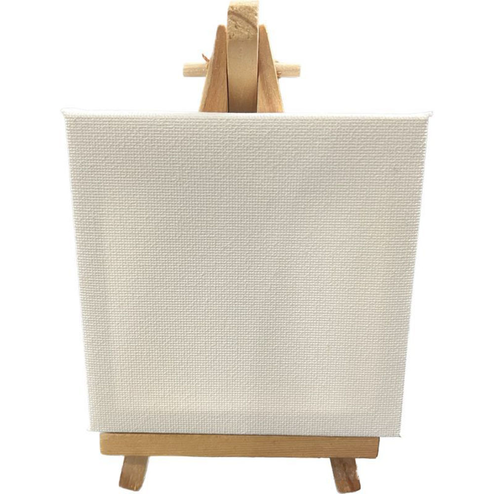 【 ポイント10倍！】10個入り 送料無料 張りキャンバス 装飾 絵画 水彩画 油絵 正方形 画材 油絵 ミニキャンバス 画材 10x10cm 絵画 張りキャンバス スタンド付き 10組セット ミニ額縁イーゼルセット キャンバスボード 絵画ボード 水彩画 油絵 部屋飾り 室内インテリア