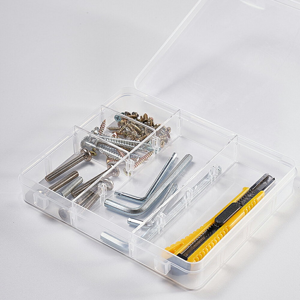 【時間限定！ ポイント10倍！】2個セット 小物入れ 収納ボックス 卓付属仕切板付き W約17.5×D約14.5×H..