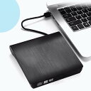 外付け DVDドライブ USB 3.0 type-c 外付CD・DVDドライブ CD/DVDプレーヤー 外付け光学ドライブ PC外付けドライブ ポータブルドライブ CD/DVDドライブ ノートパソコン CD/DVD読取・書込 DVD±RW CD-RW USB3.0/2.0 Window/Mac OS両対応 高速 静音 超スリム 薄型 コンパクト(2)