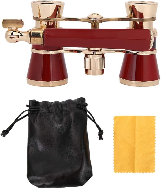 オペラ用双眼鏡 双眼鏡 3X25 シアターグラス ミニ双眼鏡 コンパクト 調節可能なハンドル付き 大人 キッズ レディース コンサートシアター オペラ