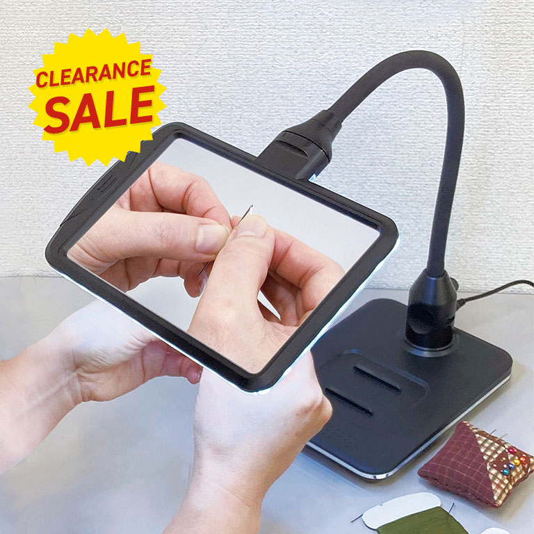 28 LED ライト スタンドルーペ - 360度ネック LEDライト USB充電ポート付 両手が使える 拡大鏡 明るい ..