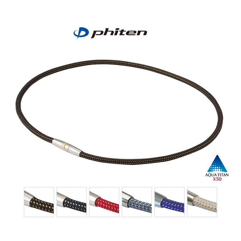 phiten ファイテン RAKUWA 磁気チタンネックレス メタルトップ 1個 - 磁気チタン ネックレス 健康 肩こり 首こり スポーツ 磁気ネックレス チ...