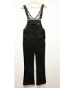 【中古】Wrangler for CITYSHOP ラングラーxシティショップ 70S FLARE オーバーオール S BLK WL1765