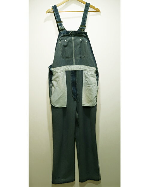 【中古】Carhartt カーハート 90年代デニムオーバーオール IDG サイズ表記欠損 ペンキ痕・ダメージ有