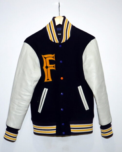 【中古】NEIGHBORHOOD ネイバーフッド The FILTH AND The FURYアワードジャケット S PUPxWHT 第3ボタン取替有 SPNH-JK-01