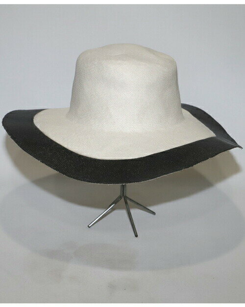 【中古】ACNE STUDIOS x Borsalino アクネストゥディオズxボルサリーノ WIDE BRIM HAT NATxBLK　2013SS