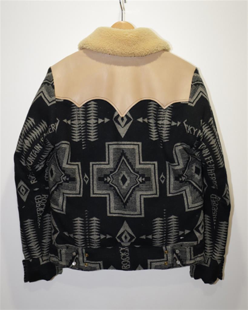 【中古】ROCKY MOUTAIN FEATHERBED×PENDLETON×JOURNAL STANDARD ロッキーマウンテンxペンドルトンxジャーナルスタンダード Christy JKT 36 BLK 450-492-79