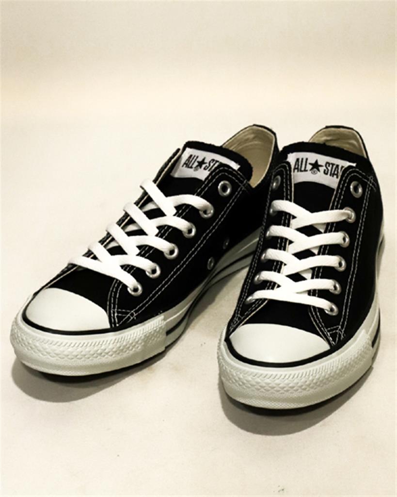 【中古】CONVERSE コンバース CANVAS ALL STAR OX US7 BLK M9166