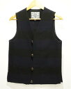 【中古】JELADO ジェラード COWBOY BRAND Riding Vest M NVYxBLK CB02501