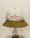 【中古】BELAFONTE ベラフォンテ RAGTIME METRO HERRINGBONE METRO CAP L/XL OFF WHITE x CAMEL BF-10-014(4)