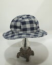 【中古】JOE McCOY ジョーマッコイ 8HOUR UNION FLANNEL CHECK FARMER'S HAT 7 3/4 INDIGO MA1901...