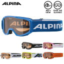 ALPINA アルピナ 子供用 スキー スノーボード ゴーグル くもり止め 明るいレンズカラー ヘルメット対応 PINEY 全6色