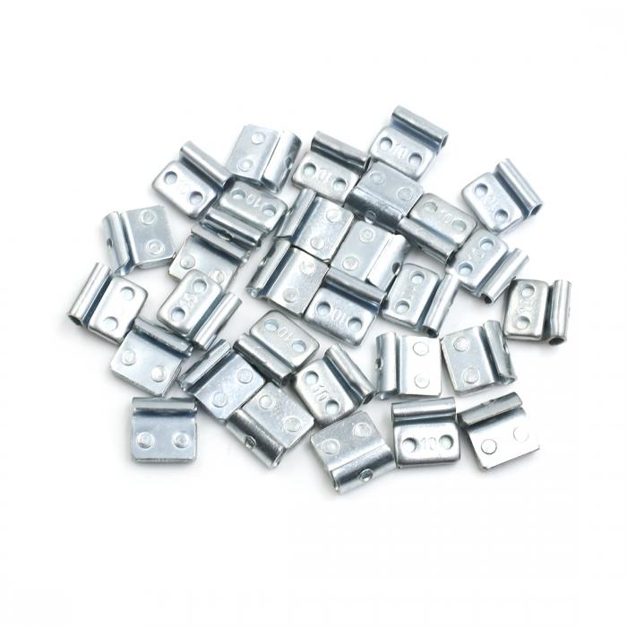uxcell ホイールバランスウェイト メタル製 自動車用 10g 19 x 19mm 30個入り