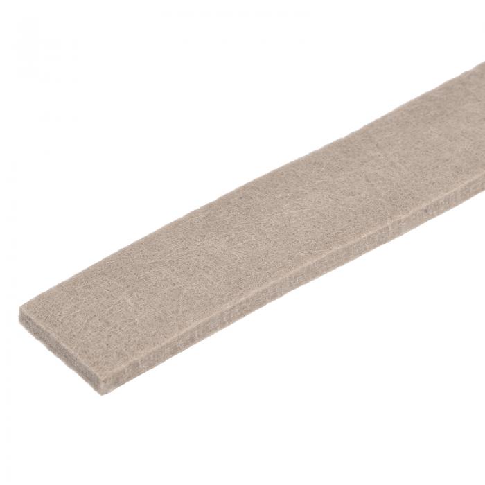 uxcell 粘着フェルトテープ 家具ストリップ 1500 x 25 mm ベージュ 4個