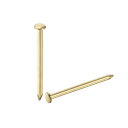 uxcell 炭素鋼タイニーネイル ミニハードウェアネイル 鉄製 1.2 x 19mm DIY装飾用 木製ボックスアクセサリー用 ゴールドトーン 300個入り