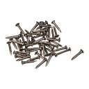 uxcell 真鍮タイニーネイル 小さな真鍮ネイル 1.2x8mm DIY 木製 ハードウェアアクセサリー用 50個入り