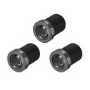 uxcell カメラレンズ CCTVカメラレンズ 広角 CCDカメラ用 焦点距離16 mm 5MP F2.0 フォーマット8.5 mm 3個(3)