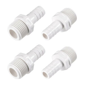 uxcell 塼ַѼ PVC ۥ磻 90٥LľPVCۡѼ ۴ɥץ顼 ²ۿסѥץͥ 12mmС x G1/2 4