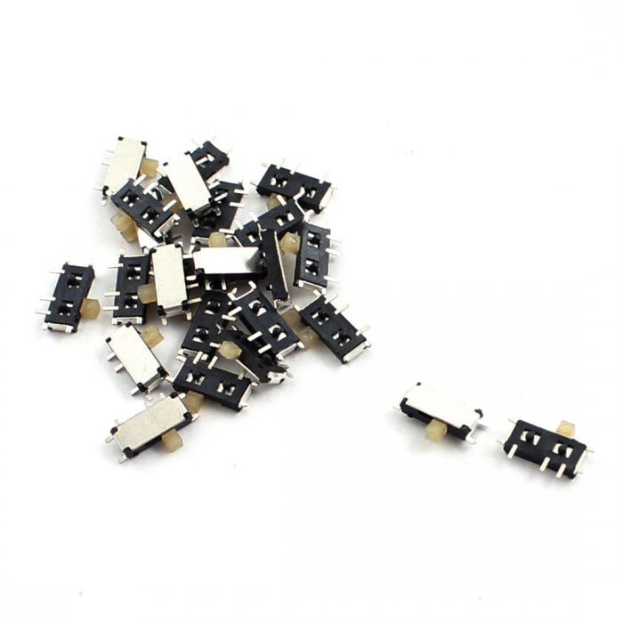 uxcell XChXCb` SPDT 1P2T SmD SmT 8mmx5mmx2mm vX`bN  24