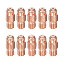uxcell 10個セット T I G溶接コレットボディ 13N26 (0.040