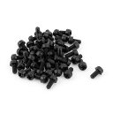 uxcell プラス機械ねじ 小ねじ M3 x 6mm プラスチック材質 クロスヘッド ネジツール 50個入り(4)