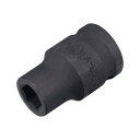uxcell 10mm 6点インパクトソケット 12.5mmドライブ CR-Vスチール 全長38mm メトリックサイズ