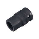 uxcell 14mm 6点インパクトソケット 12.5mmドライブ CR-Vスチール 全長38mm メトリックサイズ