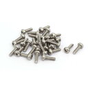 uxcell ナベ頭トルクスソケットキャップ機械ネジ 304 ステンレス M2.5x8mm 30個入り(4)