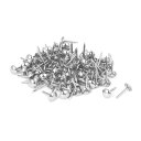 uxcell ラウンドヘッド室内装飾タックネイル レザーソファ 7 mmx14 mm シルバートーン 100個入り