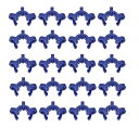 uxcell ラボジョイントクリップ プラスチッククランプ 取り付けクリップ 14/20または14/35ガラステーパージョイントラボコネクタ用 ブルー 20個入り