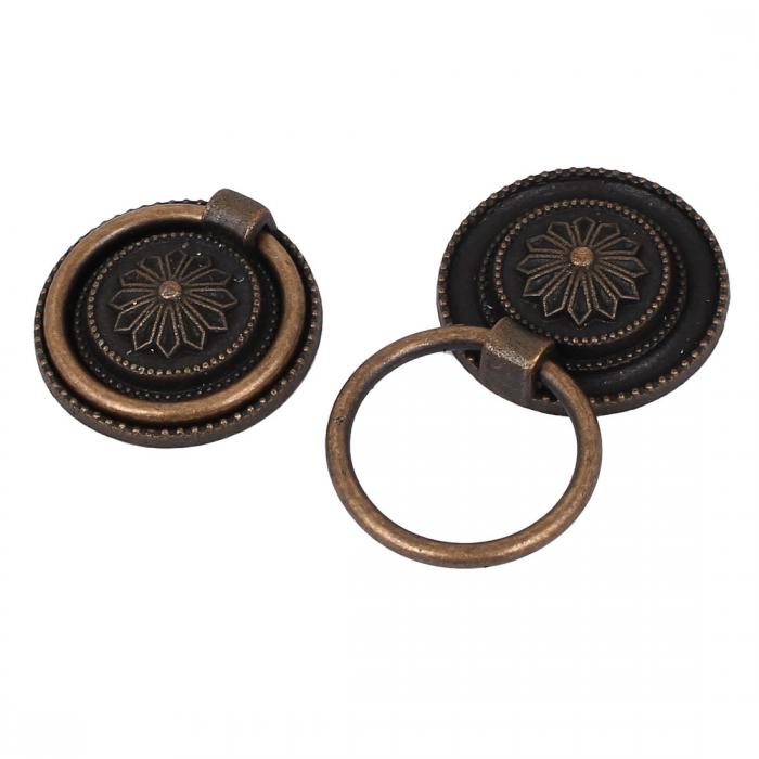 uxcell 引きハンドル いくつかのネジ メタル 24g 28 x 2.5mm 22mm