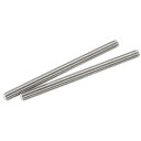 uxcell フルスレッドロッド 304ステンレス鋼 右ねじ 2個 M16 x 250 mm
