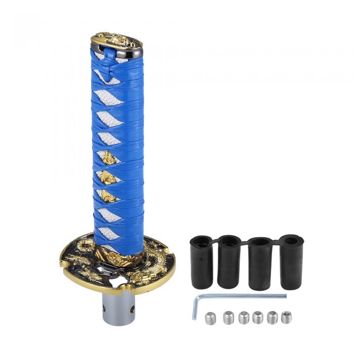 X AUTOHAUX ギアシフターレバーシフトノブ クラシックな編み込みパターン ほとんどのマニュアル車 オー..