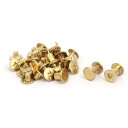 uxcell ネジポスト ベルトバックル バインディングボルト レザーファスナー 適用穴径5 mm オスM5x4 mm 15セット