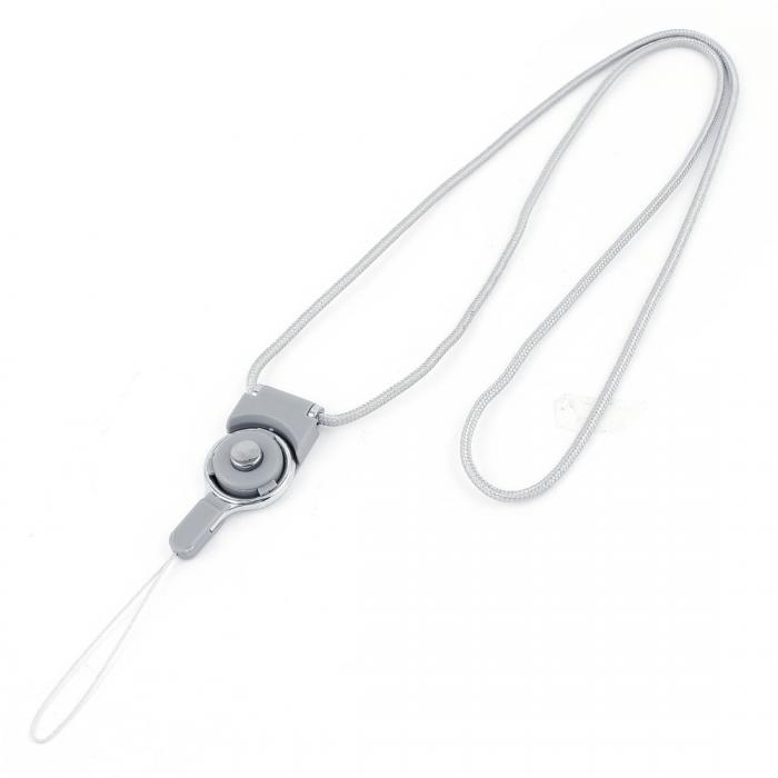 uxcell ネックストラップストラップ 携帯電話 IDカードホルダー グレー;