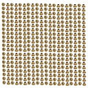 uxcell ナットリベット M3x3 mm 真ちゅうメッキ金属材質 200個入リ