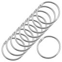 uxcell カードリング カードリング オフィスのフォルダ 直径38mm 10個