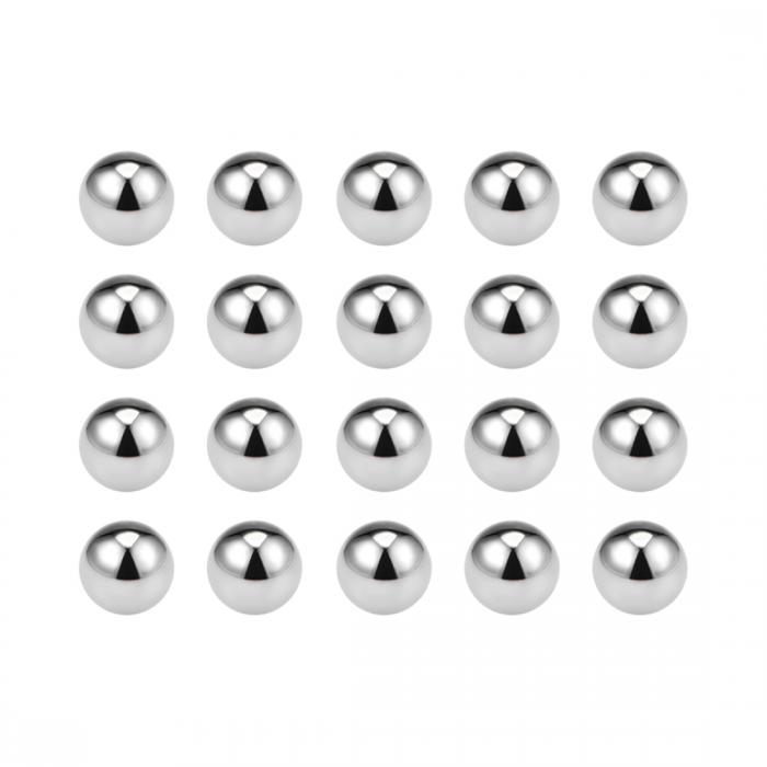 uxcell 固体ベアリングボールクロム鋼 4 mm （GCr15）G10精密ボール 50個