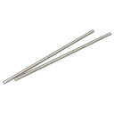 uxcell フルスレッドロッド 304ステンレス鋼 右ねじ M6 x 200 mm 2個(4)