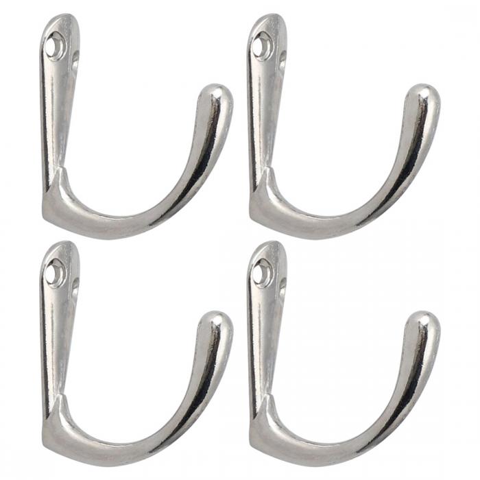 uxcell ローブフック 亜鉛合金 ウォールマフラーキーカップタオル 取り付けフック クローゼットコートウォールバスルーム DIYハンガーホルダー ネジ付きホ...