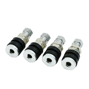 uxcell タイヤキャップ バルブ軸 ダストキャップ付き 自動車用 オートバイ 耐久性 永久使用価値 4個入り