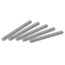 uxcell フルスレッドロッド 304ステンレス鋼 右ねじ M4-0.7ねじピッチ M4 x 40 mm 25個