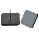 uxcell 家具足グライドネイル 家具足用ネイル 家具足プロテクターパッド 椅子用 チェアレッグ用 PTFE 30x30x7mm 8個入り