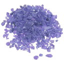 uxcell 装飾ガラス砂利 3-6mm 450g/1ポンド 不規則な岩 砂石 紫 水槽 植物 装飾用(4)