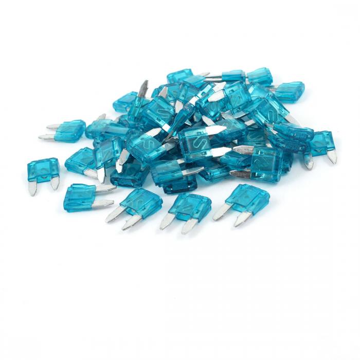 uxcell ブレードヒューズ プッシュ オン スペイド ターミナル付き 15A 60個 自動車用品