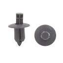 uxcell リベットクリップ 自動車リベットドアリテー クリップ 17 x 25mm プラスチック 40個入り グレー