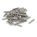 uxcell ねじロッド ネジ棒 フルネジ 50本入り メタル 304ステンレス M4x20mm シルバートーン(4)