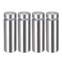 uxcell スタンドオフ ネジ 壁マウント 表示板ホルダー アクリルグラスネイル サイズ16x52 mm 4個入